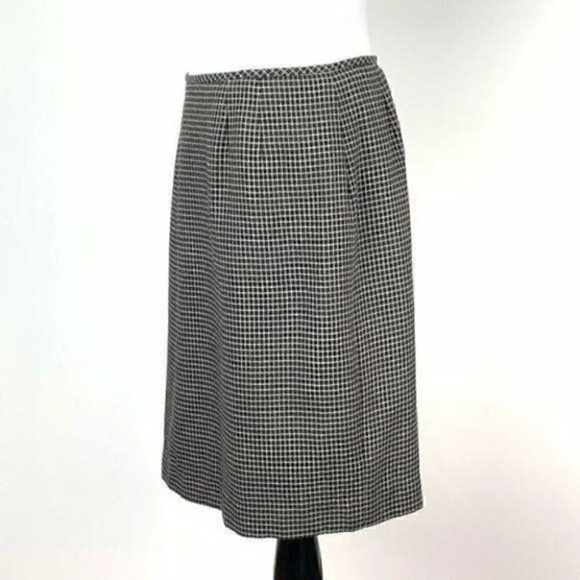 Kasper pencil skirt size 14 grid check career - Picture 5 of 8